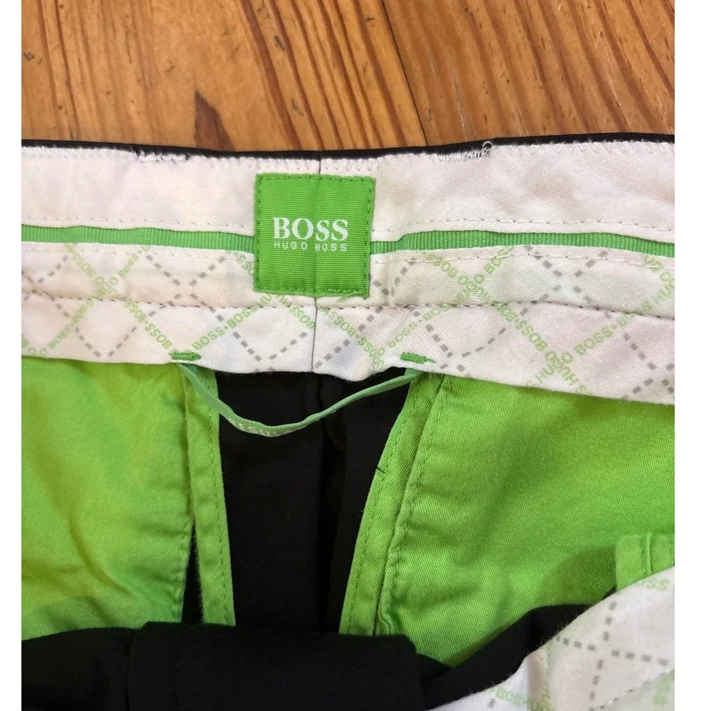 Hugo Boss Green Label‎ HasslyPro 1 Pants Mens Navy Blue Golf Chinos SIZE 34R